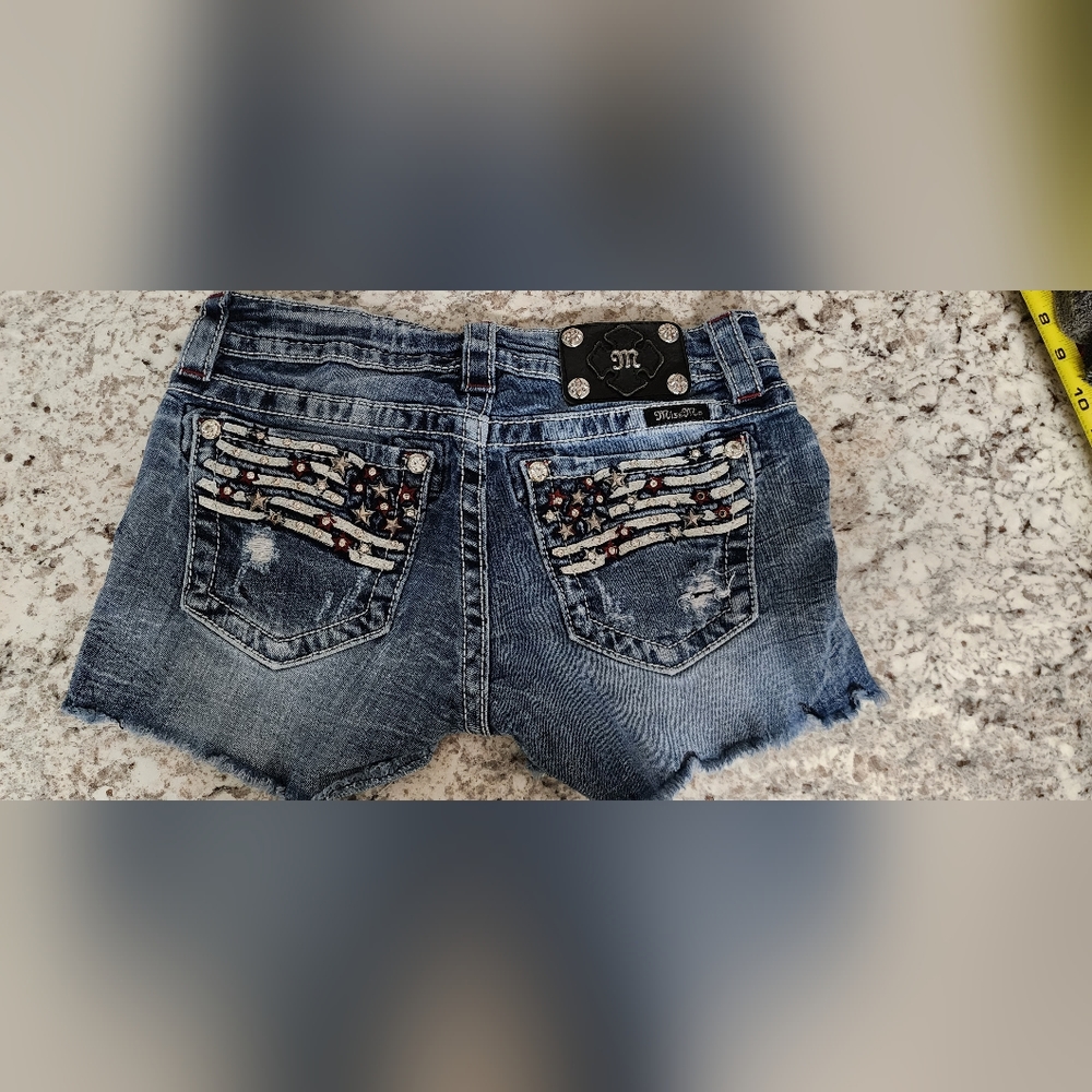 Miss Me Distressed Shorts 27